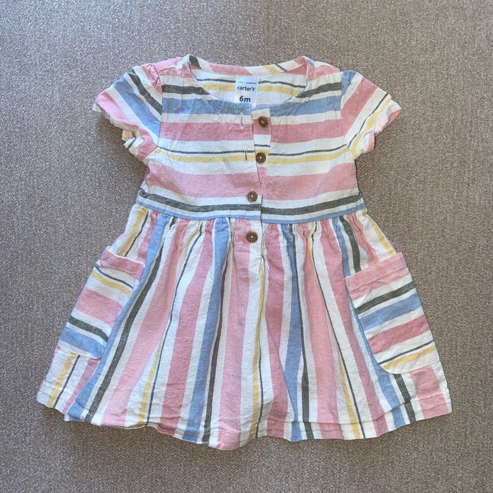 Girls 6 Months Carter's Striped Dress